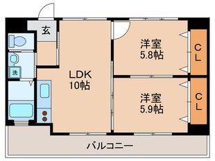 パインヒルズの物件間取画像